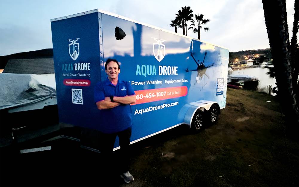 Jim with Aqua Drone